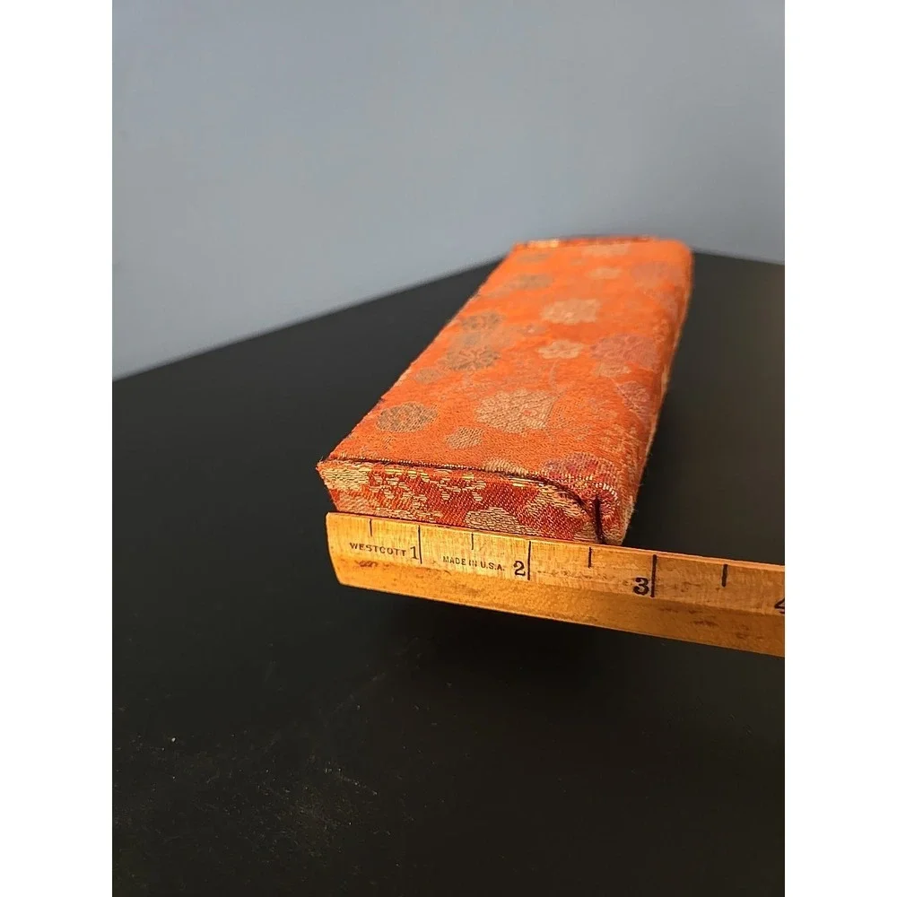 Vintage Fabric Covered Musical Jewelry Box made in Japan - Music Box‎ - Works